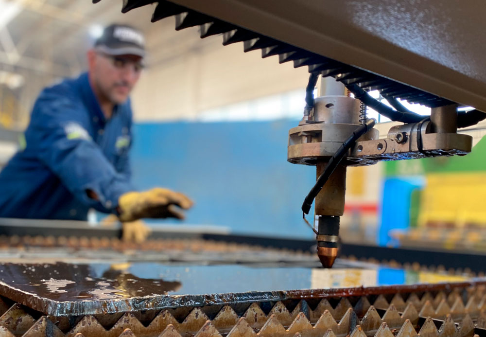 Corte con Pantógrafo